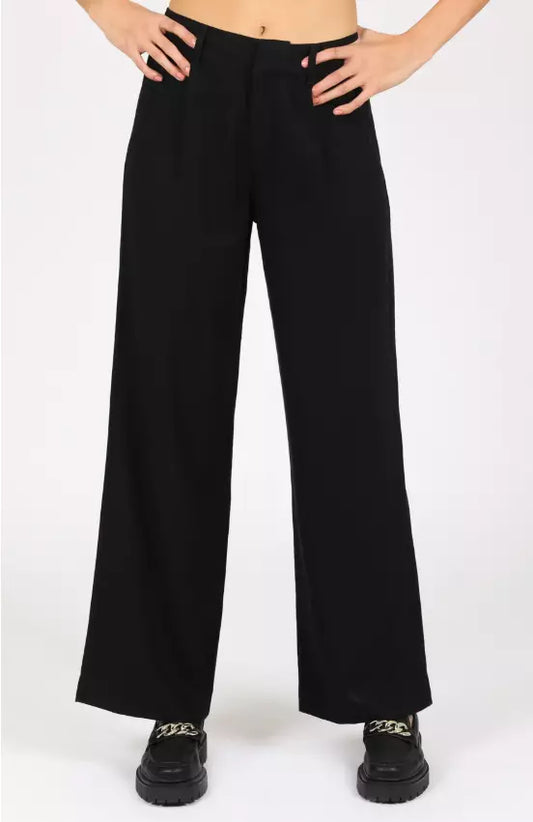 SOUNDSTYLE Womens Linen Pants Wide Leg Casual (1798373)