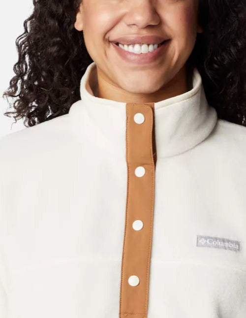 COLUMBIA Women's Fleece 1/2 Snap Pullover Sweatshirt 1535184