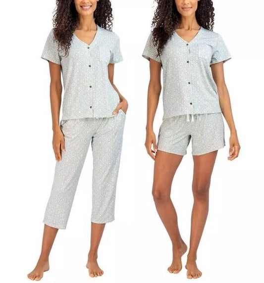 Lucky Brand 3-Piece Pajama Set with Capris & Shorts 1697660