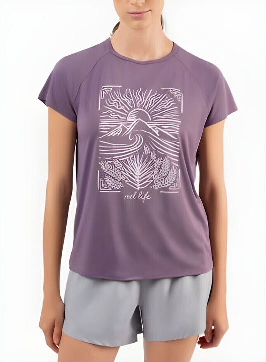 Reel Life Ladies' Split Back Graphic Tee (1775639)