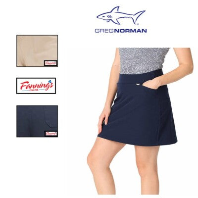 Greg Norman Ladies' Breathable 4 Way Stretch Golf Skort 1002081