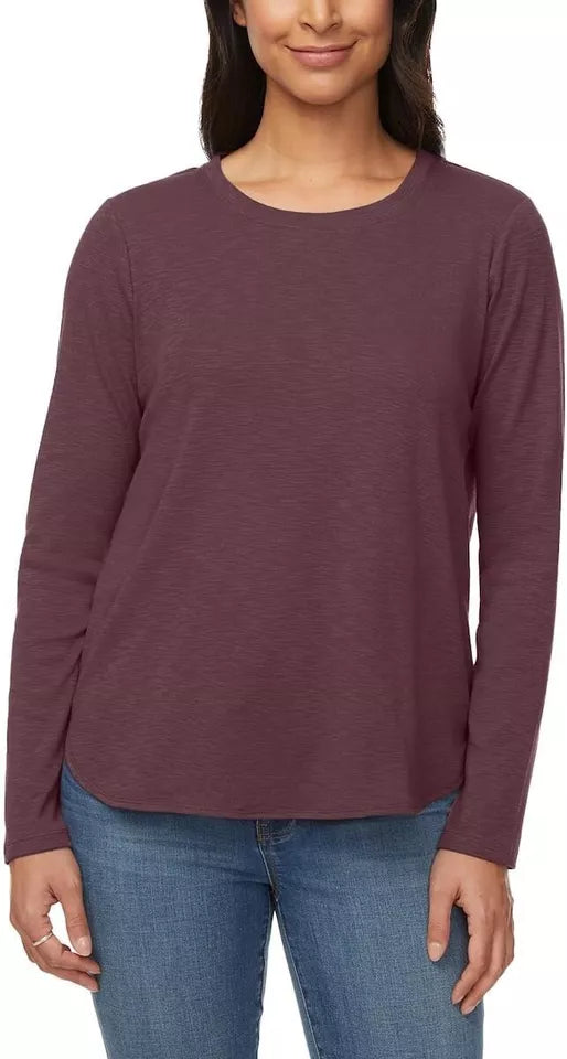 Kirkland Signature Women's Long-Sleeve Slub Tee (7991664)